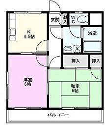 スターフィールドB 2Kの間取図画像