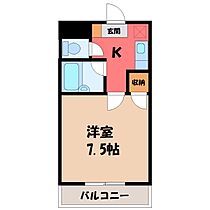 栃木県宇都宮市岩曽町（賃貸マンション1K・3階・20.00㎡） その2