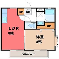 栃木県鹿沼市泉町（賃貸アパート1LDK・1階・36.11㎡） その2