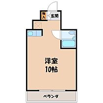 栃木県宇都宮市伝馬町（賃貸マンション1R・5階・22.32㎡） その2