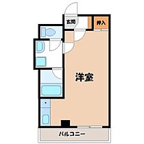 栃木県宇都宮市西1丁目（賃貸マンション1R・2階・30.50㎡） その2