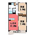 フォレストY&M雀宮A4階6.9万円