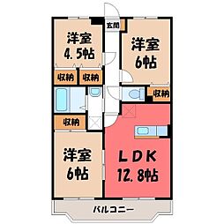 JR東北本線 宇都宮駅 バス16分 山本下車 徒歩8分