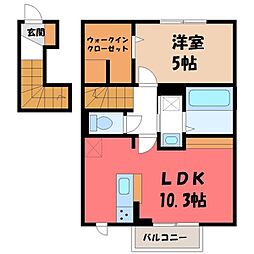 JR日光線 鶴田駅 徒歩26分