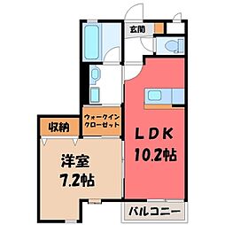 宇都宮芳賀ライトレール線 峰駅 徒歩9分 2階/-