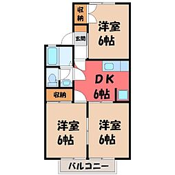 JR東北本線 宇都宮駅 バス20分 西三の沢下車 徒歩5分 1階/-