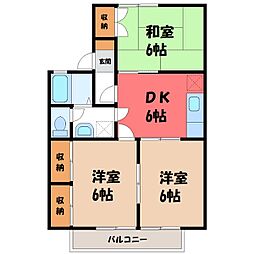 真岡鐵道 真岡駅 バス7分 西高間木下車 徒歩7分