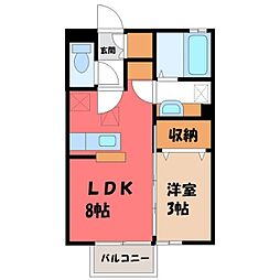 JR東北本線 雀宮駅 バス6分 上古山入口下車 徒歩2分 1階/-