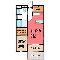 サニーヒルズ岡台 II 1階/-