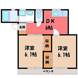 JR日光線 鹿沼駅 徒歩26分 2階/-