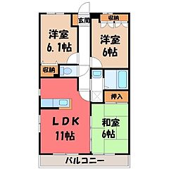 物件の間取り