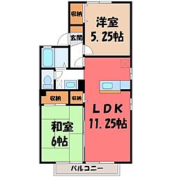JR東北本線 石橋駅 バス21分 上三川小学校前下車 徒歩3分