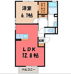 ルピナス コート C 1階/-