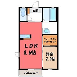 シャーメゾン大寛 2階/-