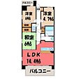元今泉レジデンス13階13.3万円