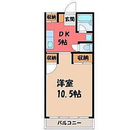 JR日光線 鹿沼駅 徒歩3分