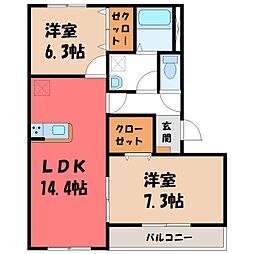 東武宇都宮線 西川田駅 徒歩9分
