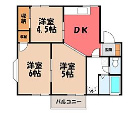 JR東北本線 宇都宮駅 バス45分 上蒲生下車 徒歩4分 2階/-