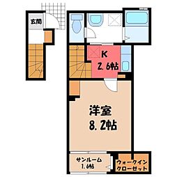 宇都宮芳賀ライトレール線 ゆいの杜中央駅 徒歩13分 2階/-
