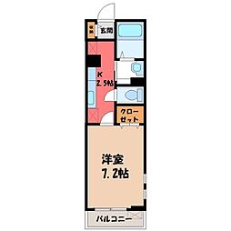 JR烏山線 岡本駅 徒歩7分
