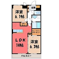 物件の間取り