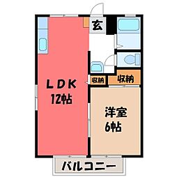 JR烏山線 宝積寺駅 徒歩20分