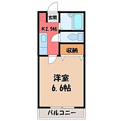 ベルエアーハイツ II号棟 2階