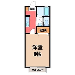 エスペーロ 1Kの間取図画像