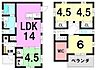 区画図：【建築プラン例…みなみの家】・吹付断熱・付帯工事費込み・オール電化