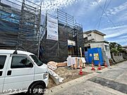 【外観写真】棟が上がりました。完成後では見れない建物内部の様子をご見学可能です。令和8年4月21日撮影