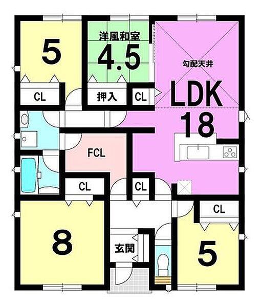 間取りを拡大表示