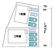 【駐車場】並列普通車2台、軽2台可能の計4台可能！庭付です