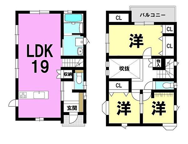 間取りを拡大表示