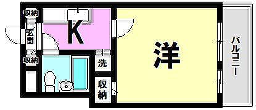 間取り メゾン・ド・城西 2階/-