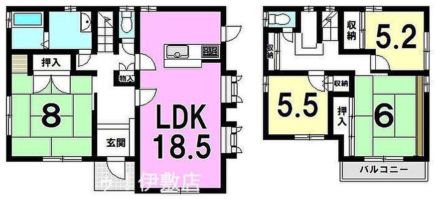 間取り 花野光ヶ丘2丁目　中古戸建