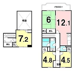 ガーデンライフ久里浜五番館 4LDKの間取図画像