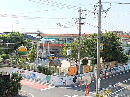 「大治南保育園」 保育目標:元気で仲良く遊べるこども。自主性を持ったこども。がんばりのきく明るい思いやりのある子ども。 750m