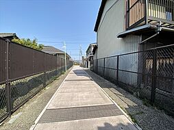 あま市甚目寺東門前:前面道路
