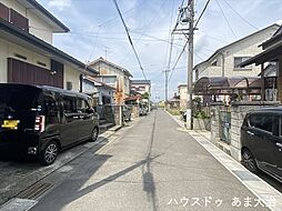 あま市新居屋鶴田：前面道路