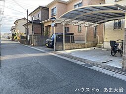 あま市甚目寺沖田:前面道路