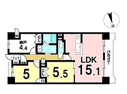間取図画像 2SLDK