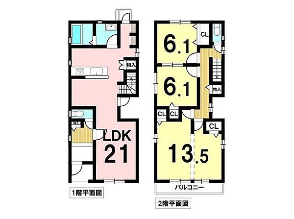 間取りを拡大表示