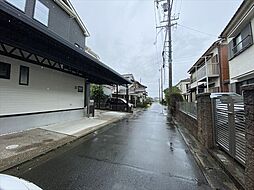 あま市篠田陰島：前面道路