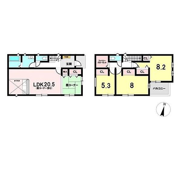 間取りを拡大表示