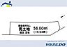 区画図：約16坪のコンパクトな土地です。