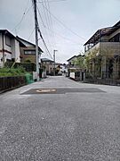 北側道路　東から西