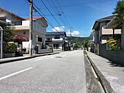 西側道路 南から北方向