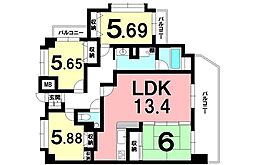 間取図画像 4LDK
