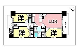 間取図画像 3LDK