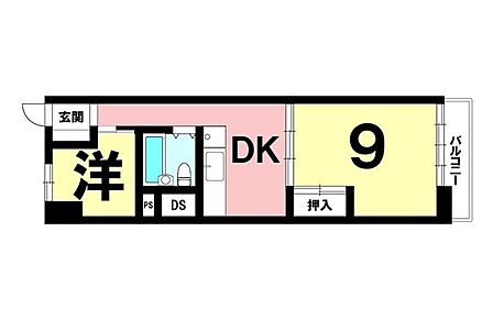2DK【専有面積45.22m2】空き物件につき即日ご内覧可能です♪